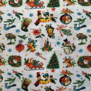 Christmas Theme 100% Cotton Fabric