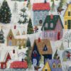 christmas House Fabric